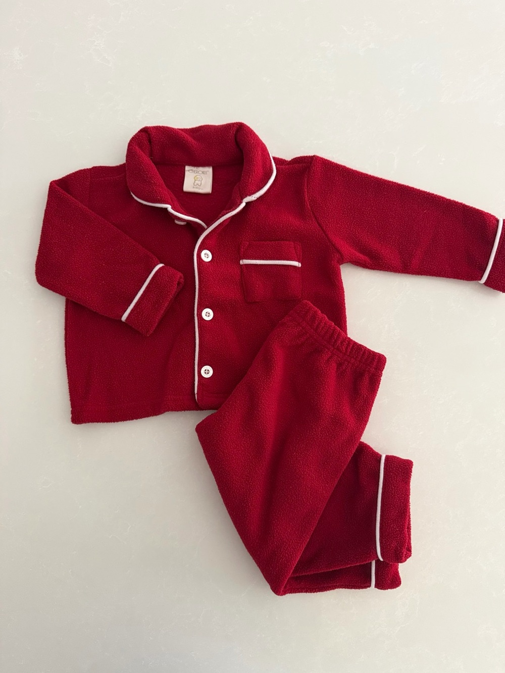 Cherokee Baby Fleece Pajama Set • Size 6-12M